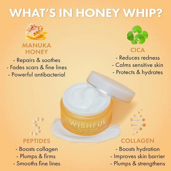 WISHFUL - Honey Whip Peptide Moisturizer - 10g