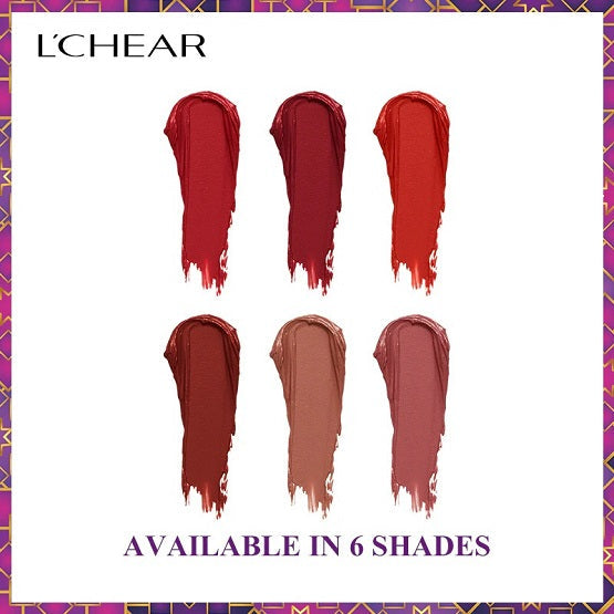 L'CHEAR - WATERPROOF COLOR STAY LIPSTICK (6 SHADES)