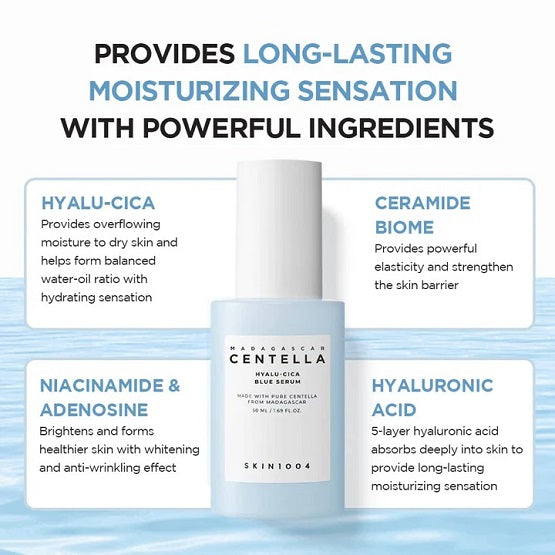 SKIN1004 - HYALU-CICA BLUE SERUM - 50ml