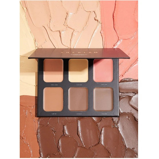 SHEGLAM - STEREO FACE SIX - FRENCH GIRL contour palette with highlight & Blush