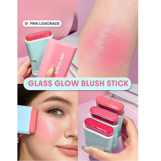 SHEGLAM - Glass Glow Blush Stick - Pink Lemonade