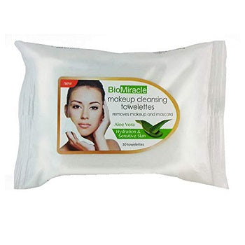 BioMiracle - Makeup Cleansing Towelettes Aloe Vera - 30Pcs