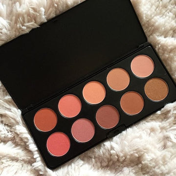 BH Cosmetics Nude Blush 10 Colour Blush Palette