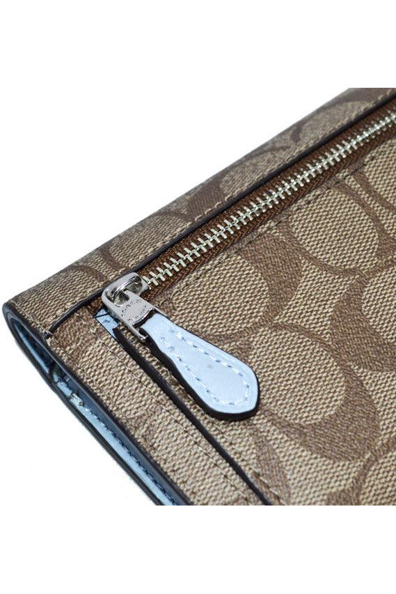 Buy Coach Brown Wallet Design Printed Sky Interior in Pakistan
