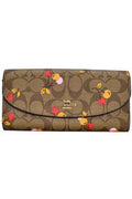Buy Coach Brown Wallet Design Printed With Cherries in Pakistan