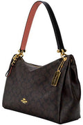 Buy Coach Dark Brown Design Printed Bag in Pakistan