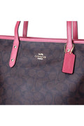Buy Coach Handbag Dark Brown and Pink in Pakistan