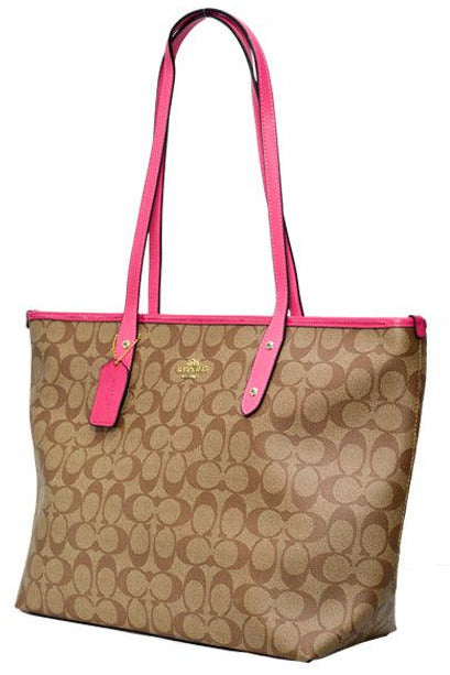 Buy Coach Handbag Light Brown and Pink in Pakistan