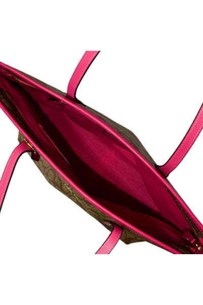 Buy Coach Handbag Light Brown and Pink in Pakistan