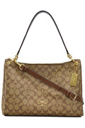 Buy Coach Light Brown Design Printed Bag in Pakistan