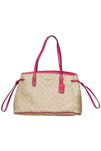 Buy Coach Original Handbag- Off White and Pink in Pakistan