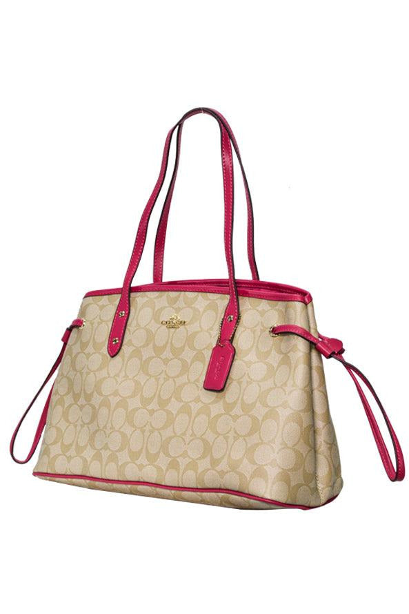 Buy Coach Original Handbag- Off White and Pink in Pakistan