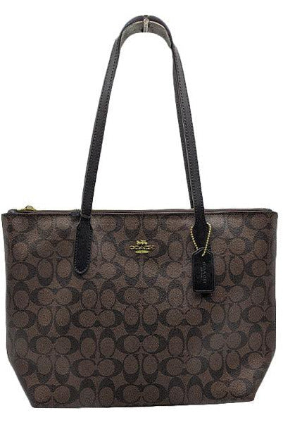 Buy Coach Zip Top Tote In Signature Canvas - 4455 in Pakistan