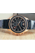 Buy Emporio Armani Men’s Analogue Quartz Silicone & Stainless Steel Black Dial 44mm Watch AR6066 in Pakistan
