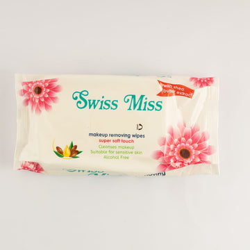 Swiss Miss - Makeup Remover Wipes With Shea Butter Extract - 60Pcs