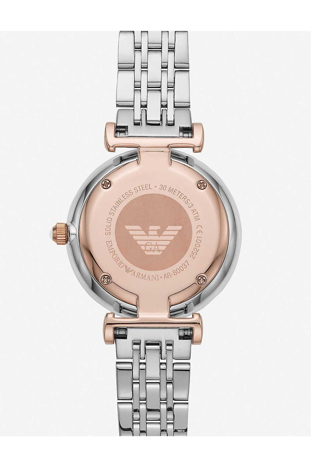 Buy Emporio Armani Women’s Stainless Steel Mother of Pearl Dial 32mm Watch 80037 in Pakistan