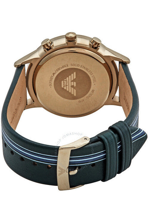 Buy Emporio Armani Men’s Quartz Leather Strap Silver Dial 43mm Watch AR11233 in Pakistan