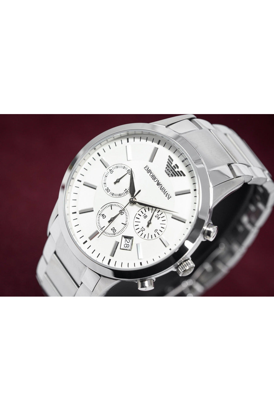 Buy Emporio Armani Men’s Quartz Stainless Steel Cream Dial 43mm Watch AR2458 in Pakistan