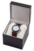 Buy Gucci Men's Swiss Made Quartz Nylon Strap Black Dial 41mm Watch YA142305 in Pakistan