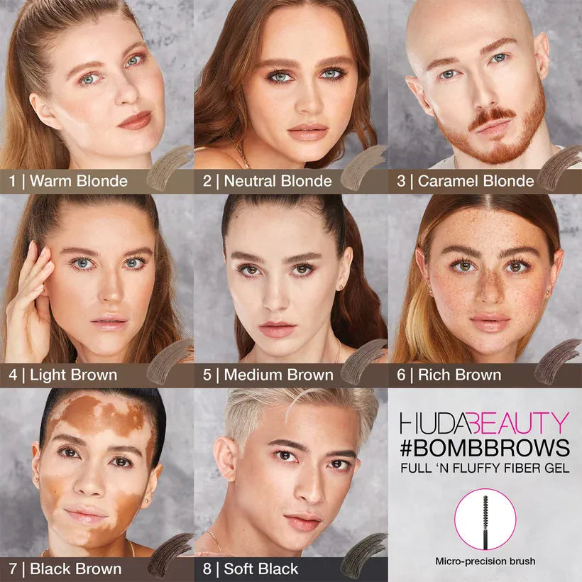 Buy Huda Beauty - BombBrows Brow Gel - 6 Rich Brown in Pakistan