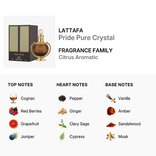 Buy Lataffa Pure Crystal Edp 100Ml in Pakistan