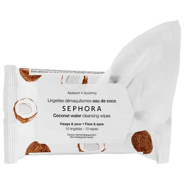 SEPHORA - Cleansing &amp; Exfoliating Wipes - Coconut Water - MINI