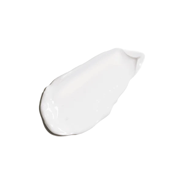 "Texture of The Ordinary Natural Moisturizing Factors + HA cream swatched on skin"

