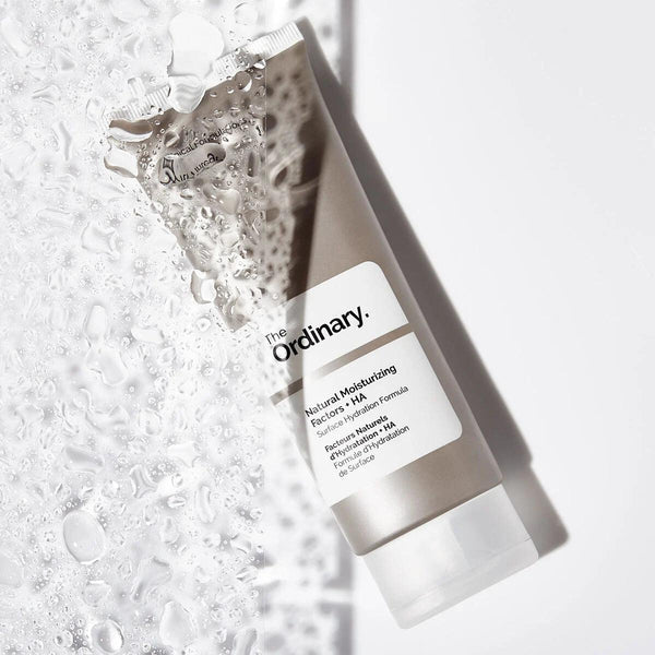 "The Ordinary Natural Moisturizing Factors + HA lightweight moisturizer for daily hydration"

