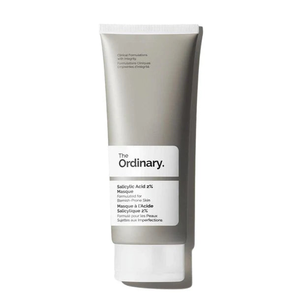 "The Ordinary Salicylic Acid 2% Masque tube with deep-cleansing formula"


