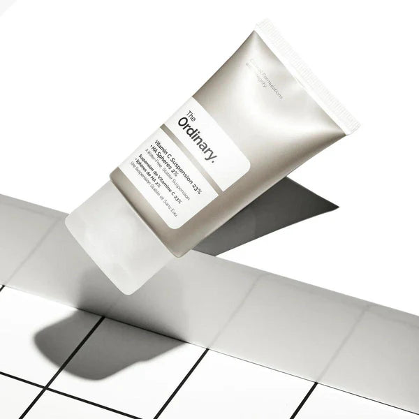 "Application of The Ordinary Vitamin C Suspension 23% for brightening skin"


